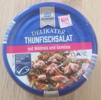 Tunfischsalat mit Wildreis und Gemüse