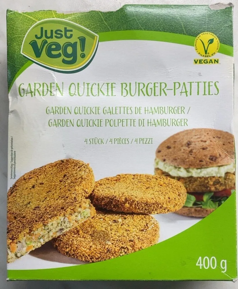 Garden burger patties
