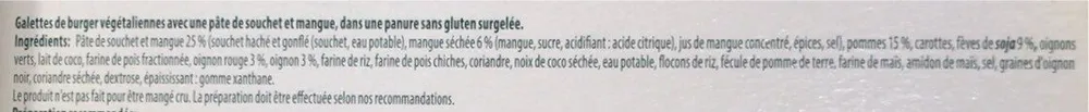 Exotic kiss galettes de hamburger