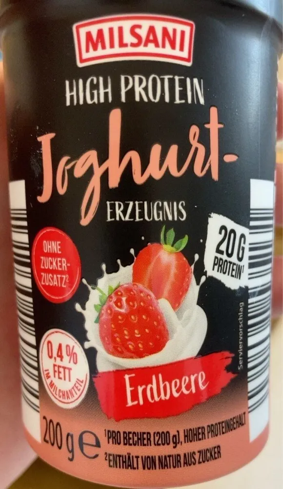High-Protein-Joghurterzeugnis - Erdbeere