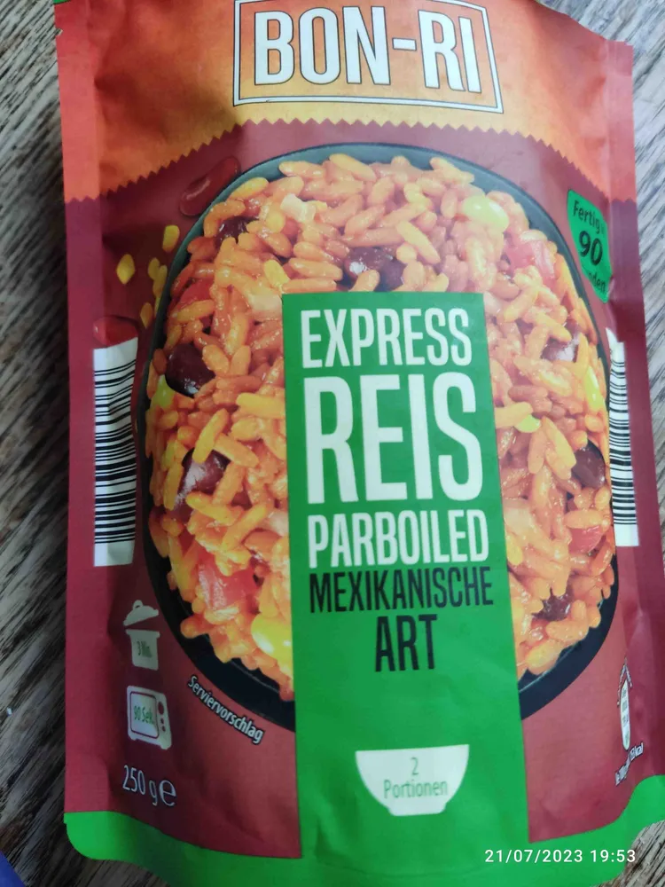 Express Reis Parboiled Mexikanische Art