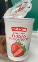 Yogur con fresas