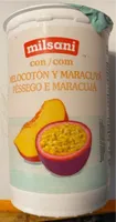 Yogurt con melocoton y maracuya