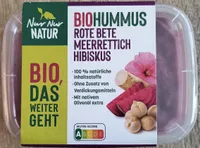 Bio-Hummus - Rote Bete, Meerrettich, Hibiskus