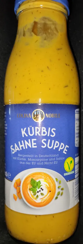 Kürbis-Sahne-Suppe