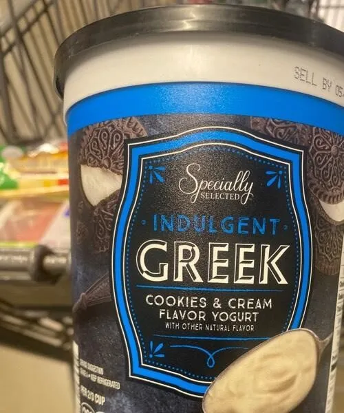 Greek cookies & cream yogurt
