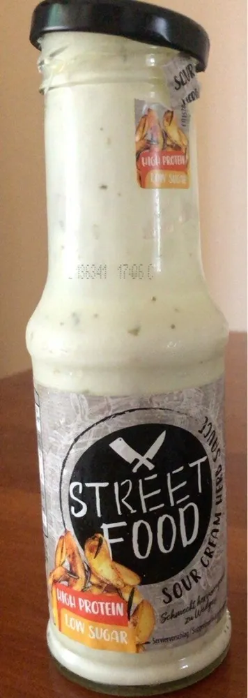 Street Food Sour Cream Herbs Sauce
