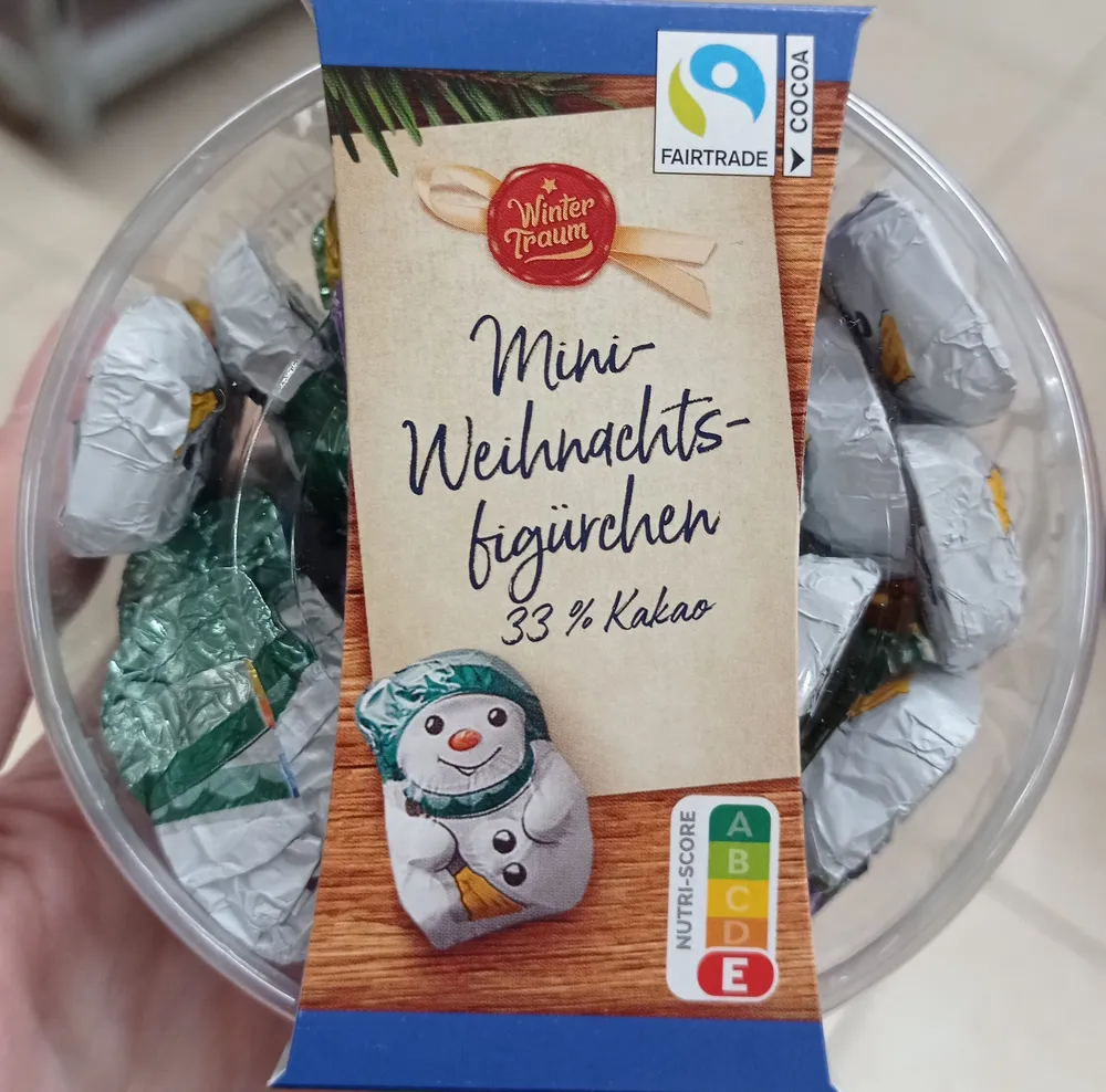 Mini-Weihnachtsfigürchen Schneemänner