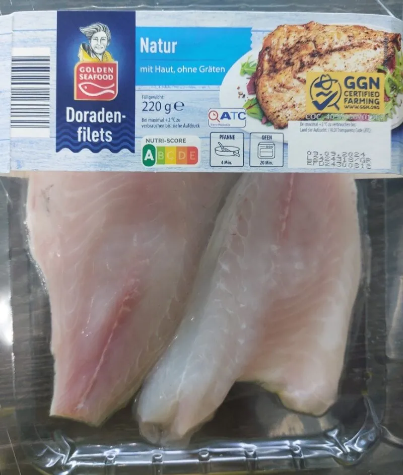 Doradenfilets mit Haut - Natur