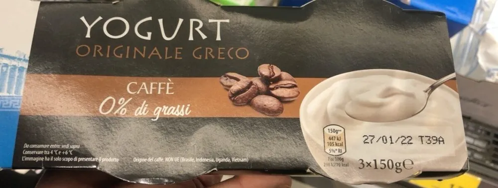 Yogurt originale greco caffè