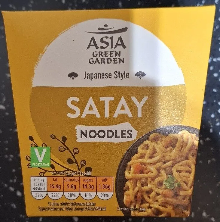 ASIA GREEN GARDEN Japanese Style SATAY NOODLES 15.