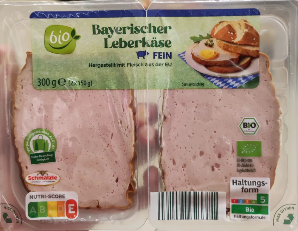 Bayerischer Bio-Leberkäse fein