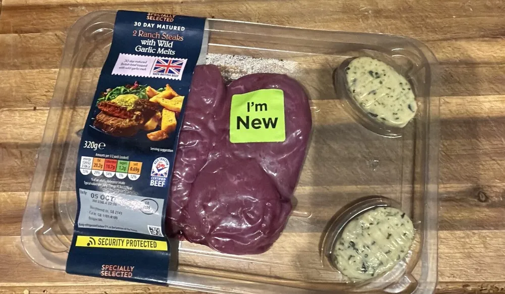 2 Ranch Steaks With Wild Garlic Melts