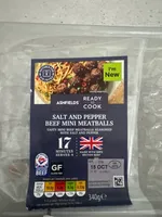 Salt & Pepper Beef Mini Meatballs