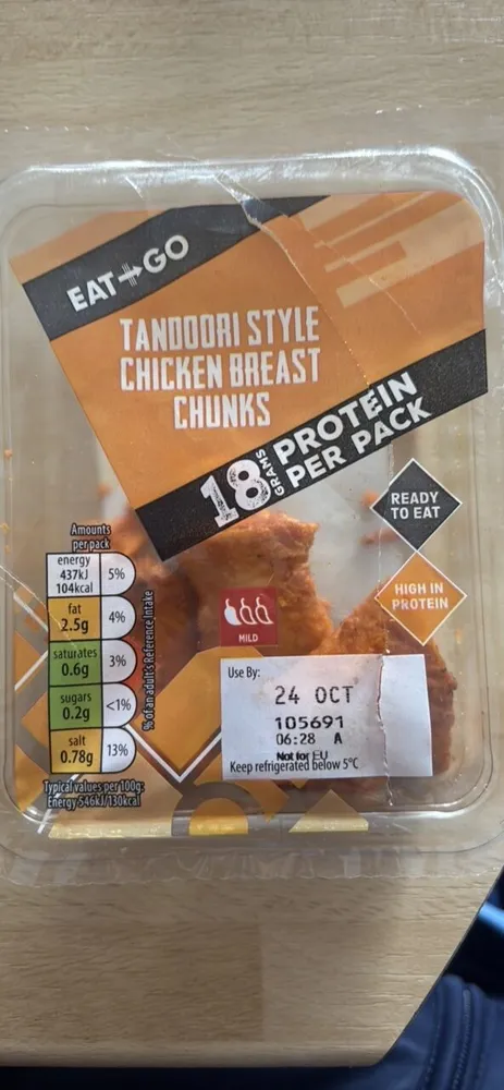 Tandoori Style Chicken Breast Chunks