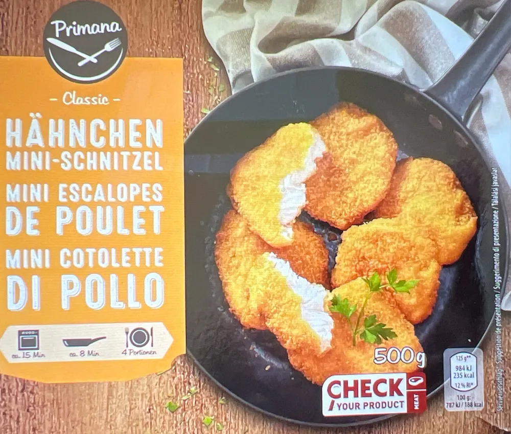 Hähnchen Mini-Schnitzel