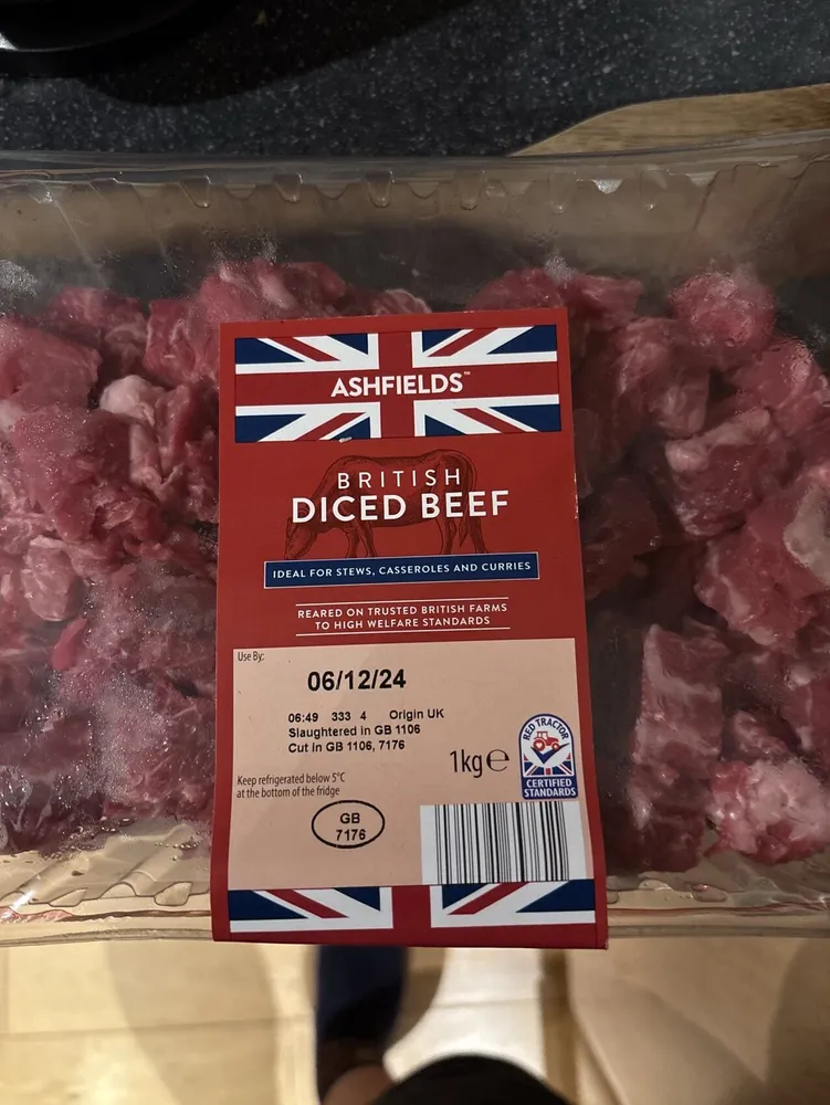 Diced Beef