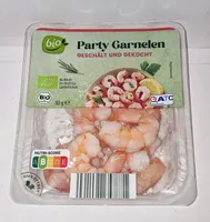 Bio-Partygarnelen, geschält & gekocht
