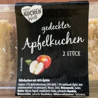 gedeckter Apfelkuchen