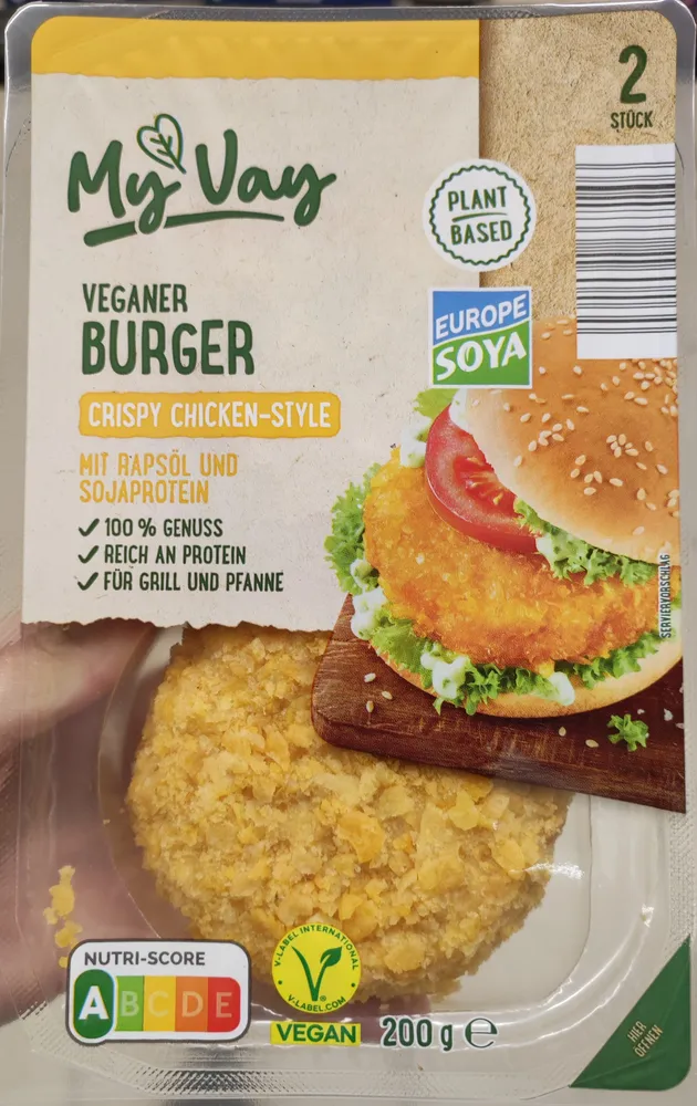 Veganer Burger - Crispy Chicken-Style