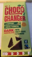 Dark Chocolate With Salty Fudge And Almond