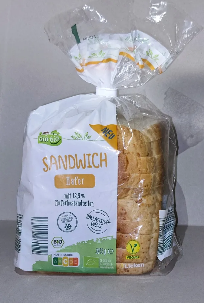 Bio-Sandwich - Hafer