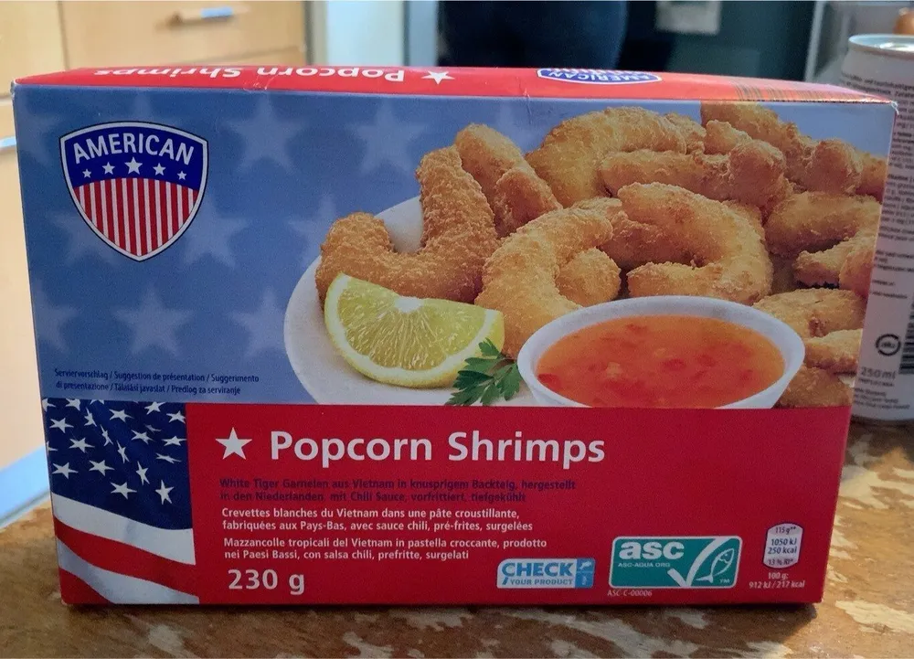 Popcorn shrimps
