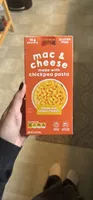 mac & cheese made with chickpea pasta