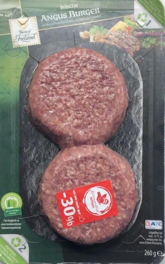 Irische Angus Burger