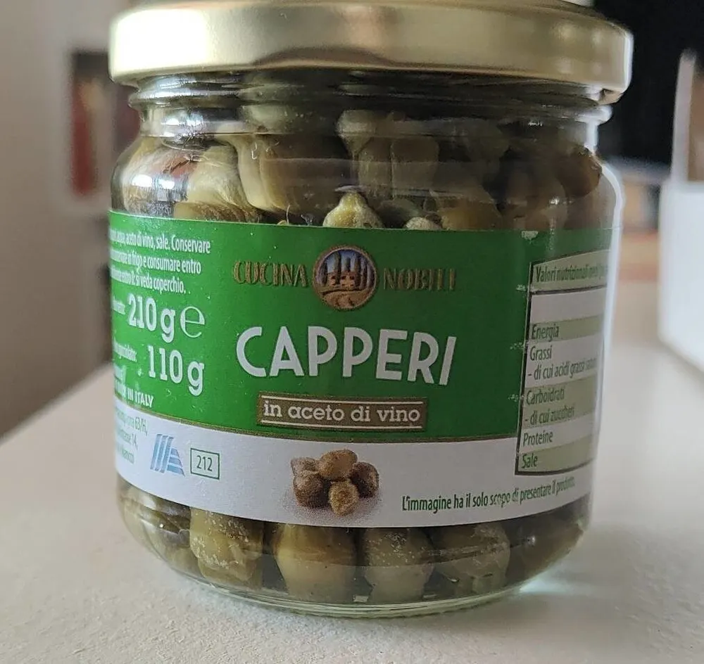 Capperi in aceto di vino
