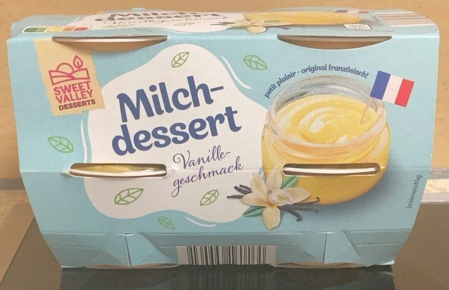 Milchdessert Vanillegeschmack