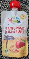 Bio Apfel-Mango-Pfirsich-Hafer