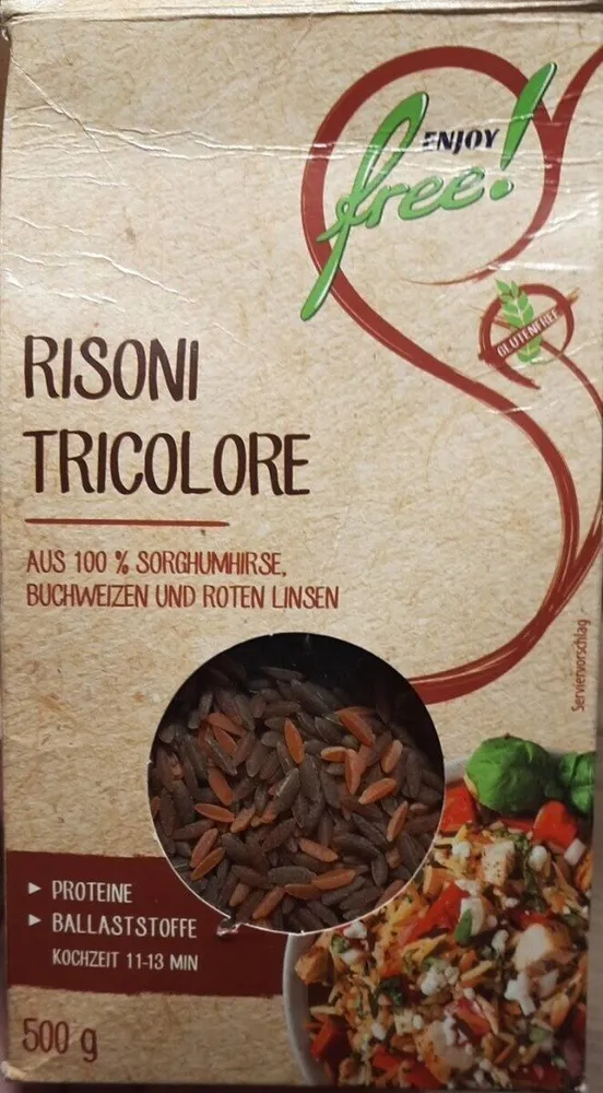 Risoni tricolore