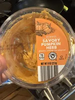 Savory pumpkin herb hummus