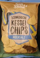 Schwedische Kesselchips Meersalz