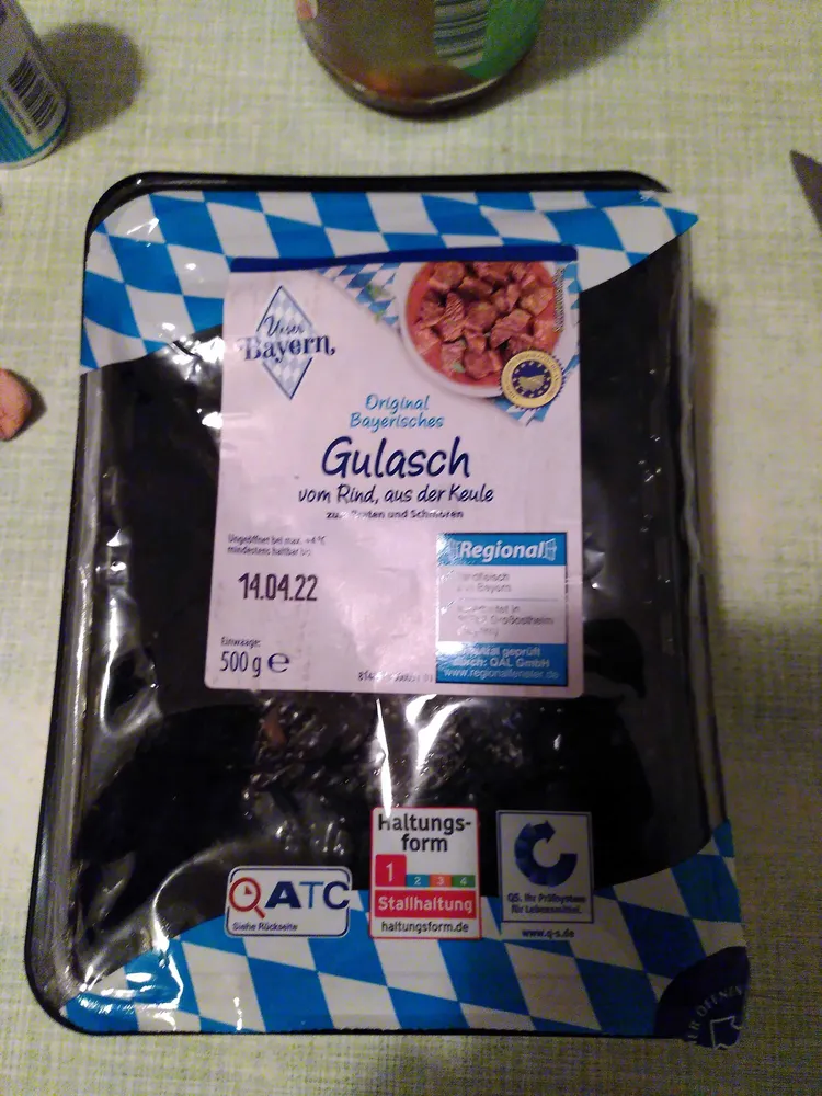 Gulasch vom Rind
