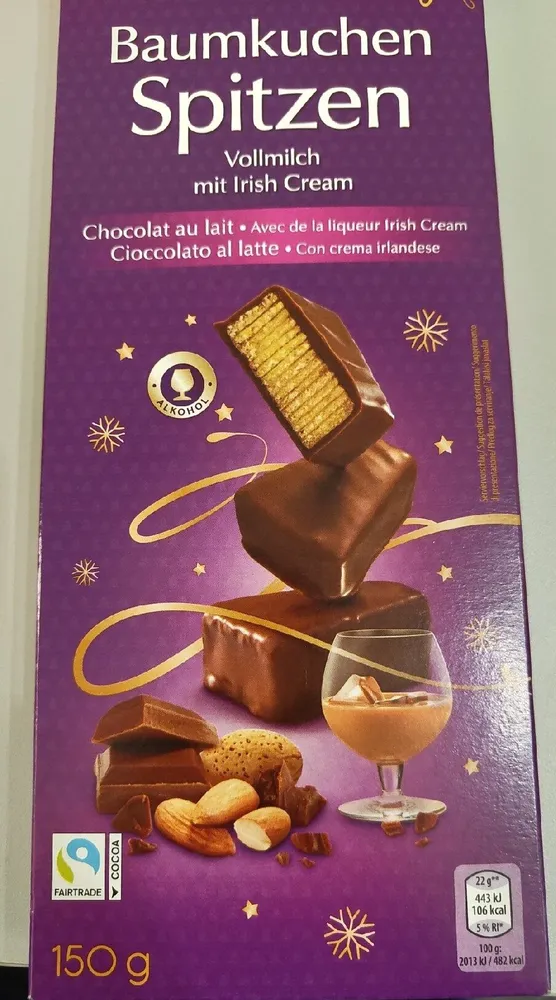 Baumkuchen Spitzen mit Irish Creme