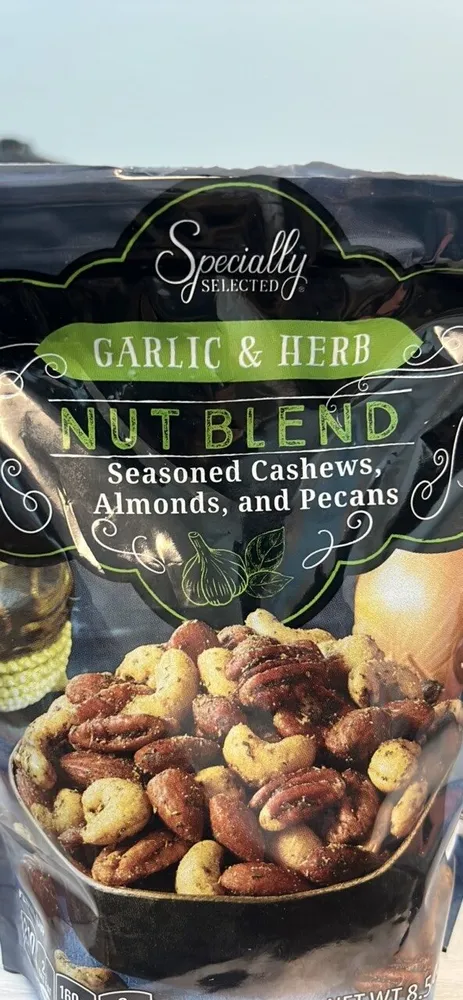 Garlic & Herb Nut Blend Seasoned Cashews, Almonds, and Pecans