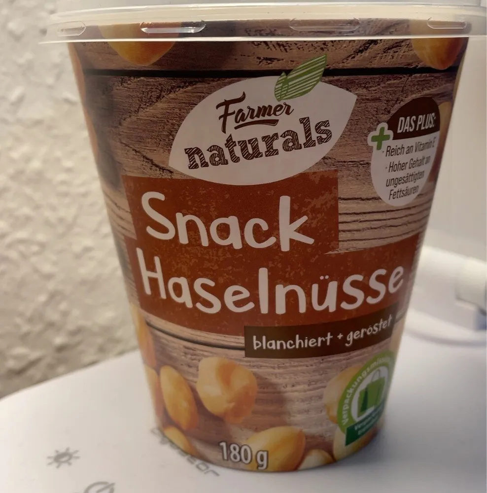 Snack Haselnüsse