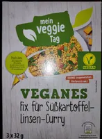 Veganes Fix für Süßkartoffel-Linsen-Curry