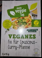 Veganes Fix für Couscous-Curry-Pfanne