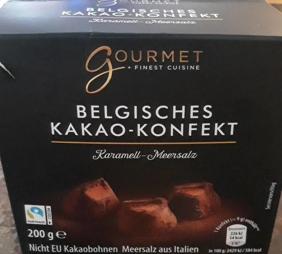 Süßes, Belgisches Kakao-konfekt