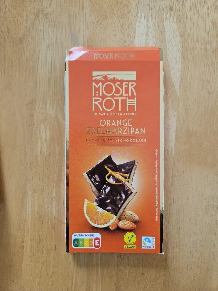 Orange Edelmarzipan