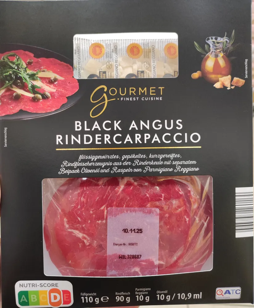 Black Angus Rindercarpaccio