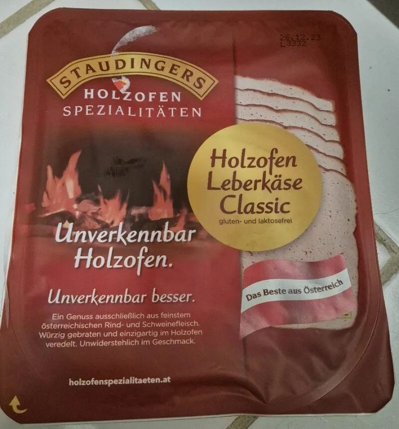 Holzofen Leberkäse