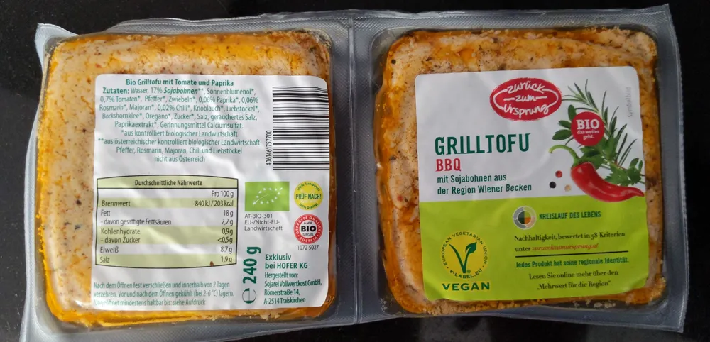 Grilltofu BBQ