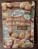 Italienische Bio-Snack-Maronen