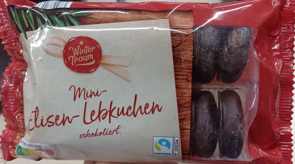 Mini Elisen-Lebkuchen schokoliert