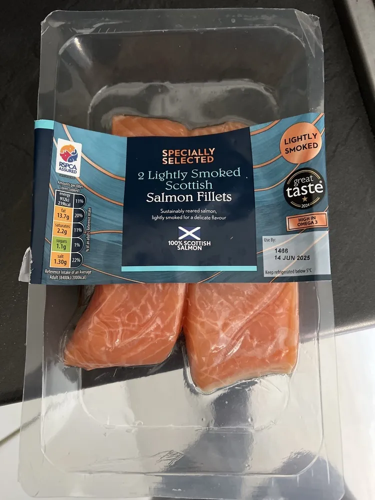 Lightly Smoked Scottish Salmon Fillets