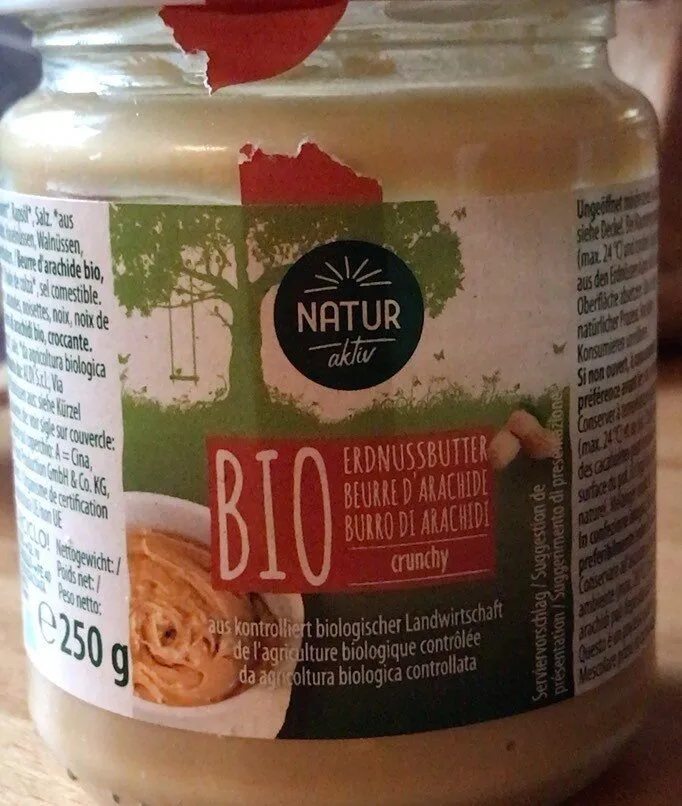 Bio burro di arachidi crunchy